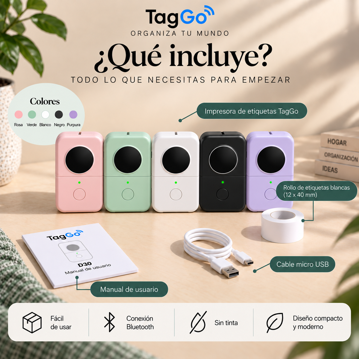 Mini impresora TagGo™